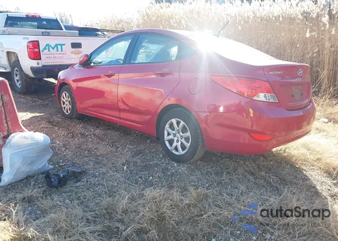 2014 Hyundai Accent Gls из США, поврежденный, VIN KMHCT4AE2EU664897